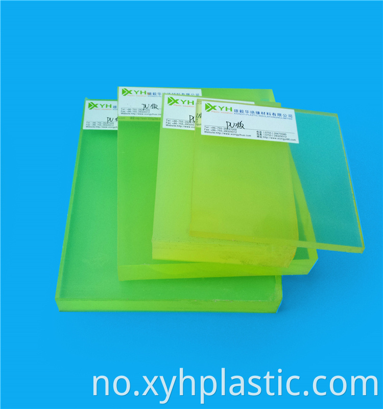 Transparent Clear PU Plates